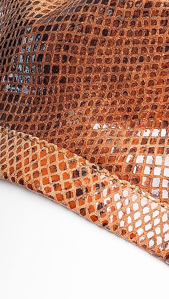 Фото beret-kozanyj-ryz-2 товару Берет шкіряний руд. Фото beret-kozanyj-ryz-2 товару Берет шкіряний руд.