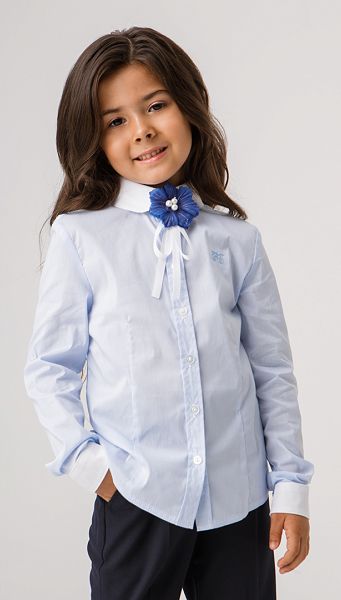 Фото bluzka-golubaa-v-polosku-dla-devocki-03 товару Блузка блакитна в полоску для дівчинки Фото bluzka-golubaa-v-polosku-dla-devocki-03 товару Блузка блакитна в полоску для дівчинки