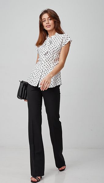 Фото bluzka-s-printom-v-goroh-bez-rukavov-01 товару Блузка з принтом в горох без рукавів Фото bluzka-s-printom-v-goroh-bez-rukavov-01 товару Блузка з принтом в горох без рукавів