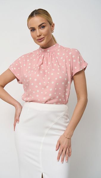 Фото bluzka-v-goroh-s-korotkim-rukavom-02-1 товара Блузка в горох с коротким рукавом0 Фото bluzka-v-goroh-s-korotkim-rukavom-02-1 товара Блузка в горох с коротким рукавом0