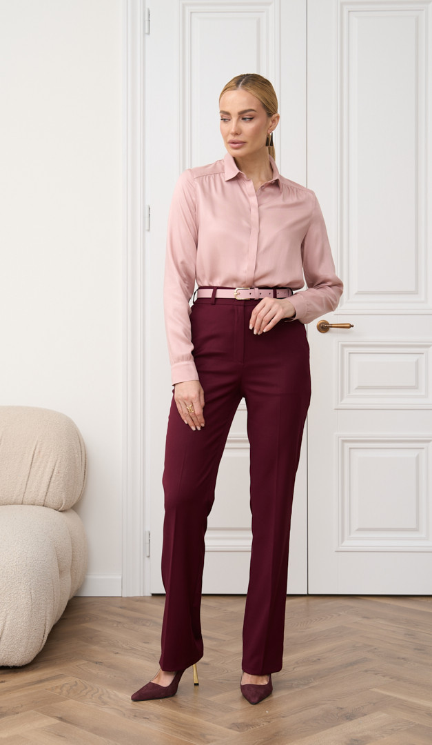 Фото bluzka-zenskaa-pudrovaa-04 товару Блузка жіноча пудрова0