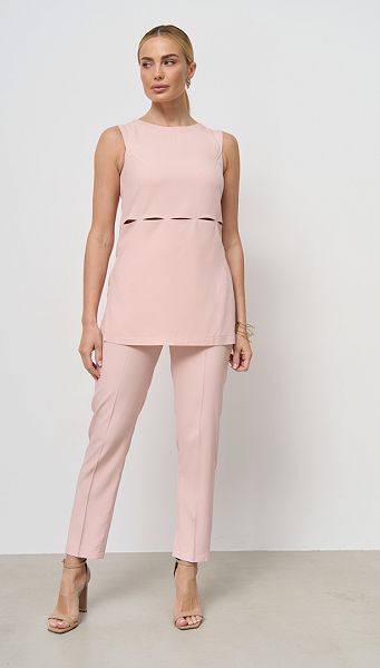 Фото bluzon-s-razrezami-rozovyj-1 товару Блузон з розрізами рожевий Фото bluzon-s-razrezami-rozovyj-1 товару Блузон з розрізами рожевий