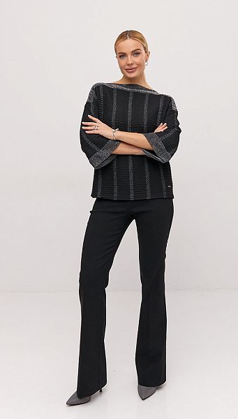 Фото bluzon-zenskij-cernyj-s-serebrom-1 товара Блузон женский чёрный с серебром Фото bluzon-zenskij-cernyj-s-serebrom-1 товара Блузон женский чёрный с серебром