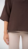 Фото bluzon-zenskij-pramoj-sokoladnyj-04 товару Блузон жіночий прямий шоколадний0 Фото bluzon-zenskij-pramoj-sokoladnyj-04 товару Блузон жіночий прямий шоколадний0