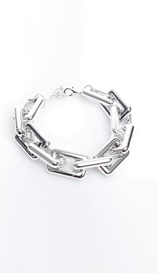 Фото braslet-pramougolnyj-ser-01 товара Браслет прямоугольный сер