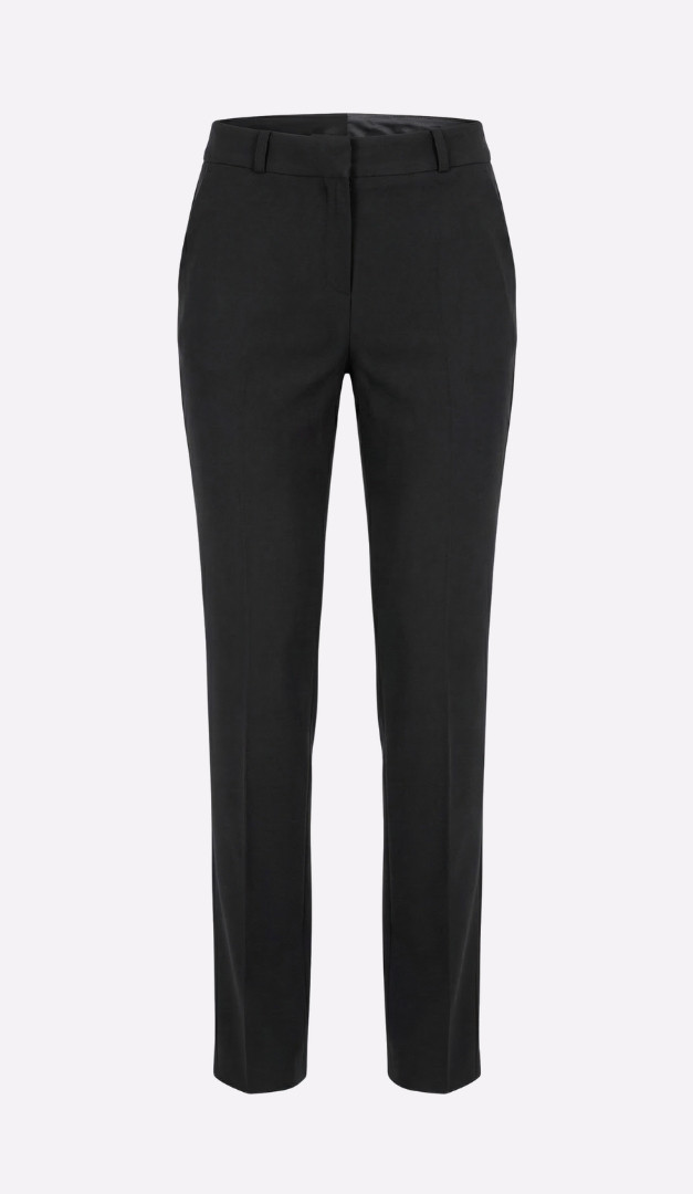 Фото bruki-bazovye-s-karmanami-cernye-01 товара Брюки базовые с карманами черные