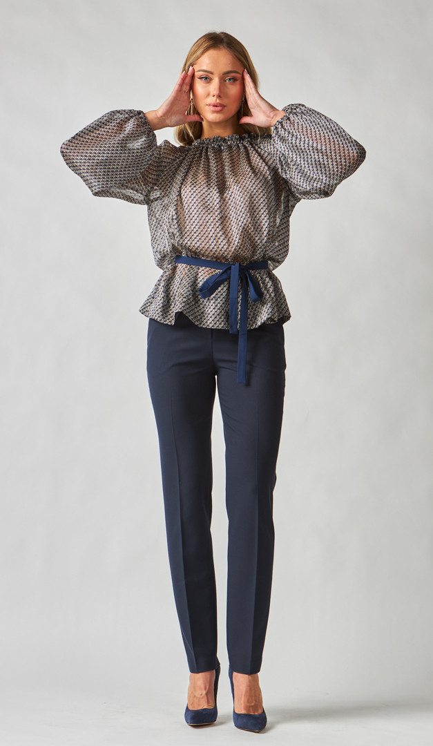 Фото bruki-bazovye-s-karmanami-sinie-02 товару Штани базові з кишенями сині0