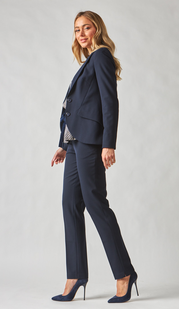 Фото bruki-bazovye-s-karmanami-sinie-05 товару Штани базові з кишенями сині0