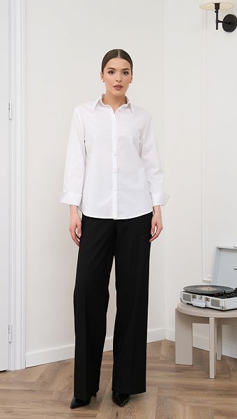 Фото bruki-pramye-bazovye-cernye-02 товару Штани прямі базові чорні0 Фото bruki-pramye-bazovye-cernye-02 товару Штани прямі базові чорні0