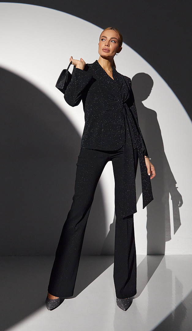 Фото bruki-prazdnicnye-cernye-02 товара Брюки праздничные черные0