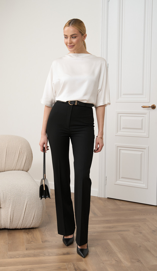 Фото bruki-s-vysokoj-posadkoj-cernye-07 товара Брюки с высокой посадкой черные0