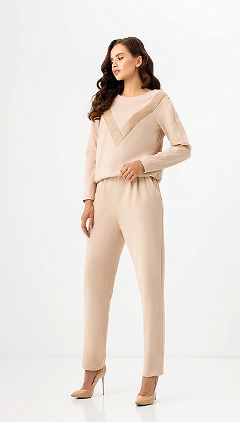 Фото bruki-trikotaznye-bezevye-01 товару Брюки трикотажні бежеві Фото bruki-trikotaznye-bezevye-01 товару Брюки трикотажні бежеві