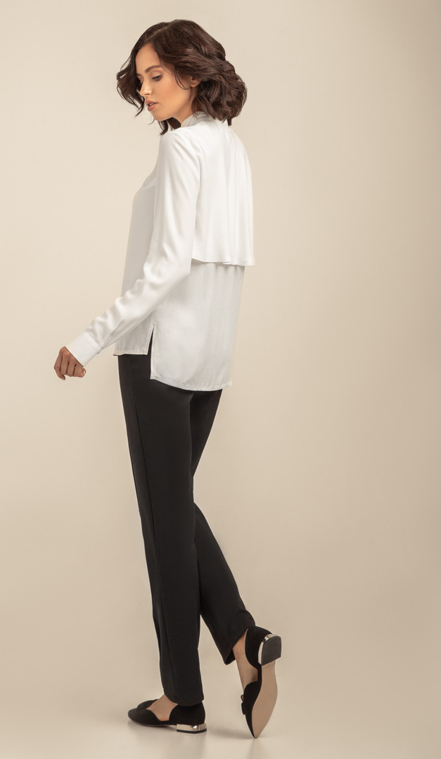 Фото bruki-zauzennye-teplye-cernye-02 товару Брюки завужені теплі чорні