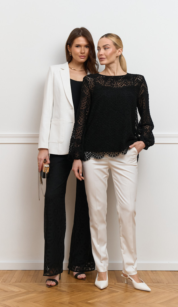 Фото bruki-zenskie-iz-kruzeva-cernye-07 товару Штани жіночі з мережива чорні0