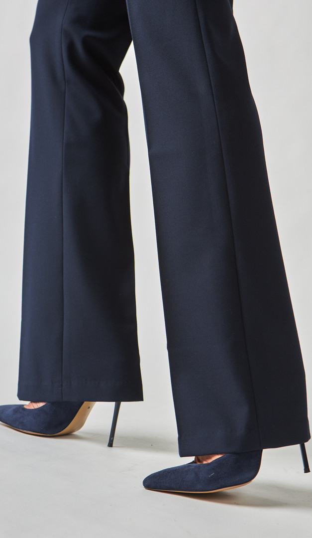 Фото bruki-zenskie-kles-sinie-06 товара Брюки женские клеш синие0