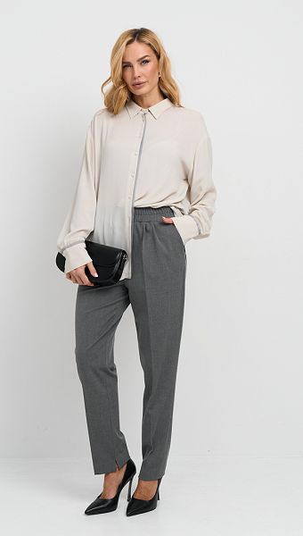 Фото bruki-zenskie-na-rezinke-serye-01 товару Штани жіночі на резинці сірі0 Фото bruki-zenskie-na-rezinke-serye-01 товару Штани жіночі на резинці сірі0