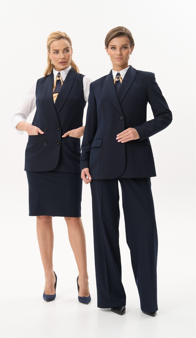 Фото bruki-zenskie-pramye-bazovye-sinie-05 товара Брюки женские прямые базовые синие0