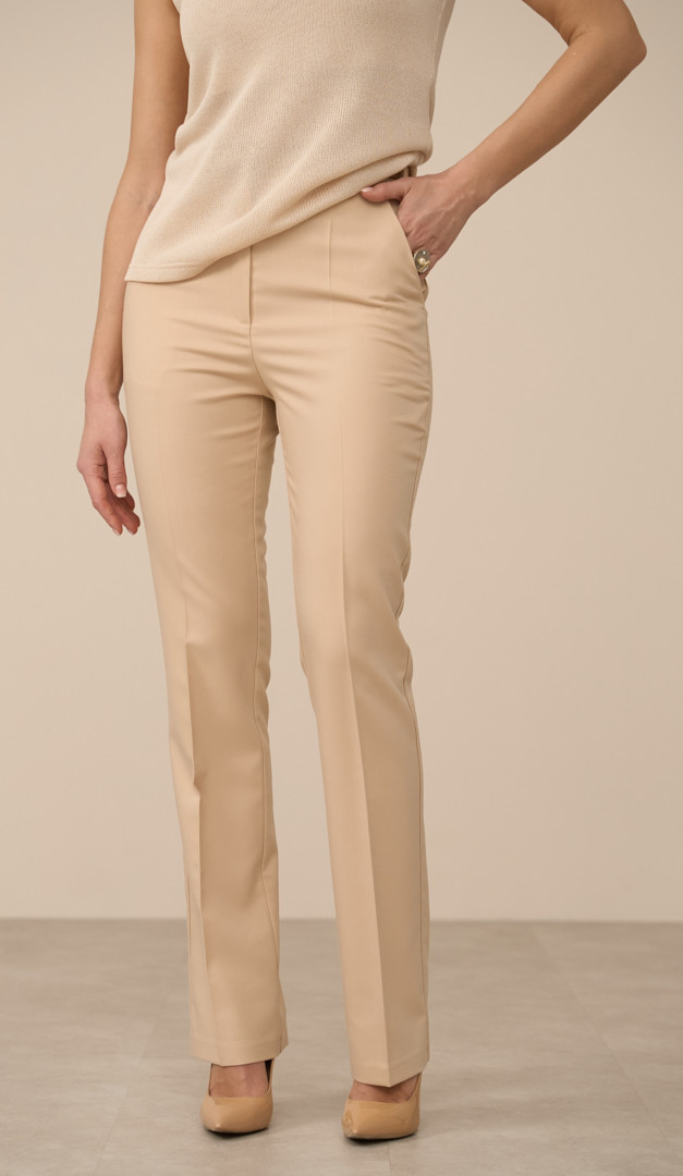 Фото bruki-zenskie-slivocnye-03 товару Штани жіночі вершкові0