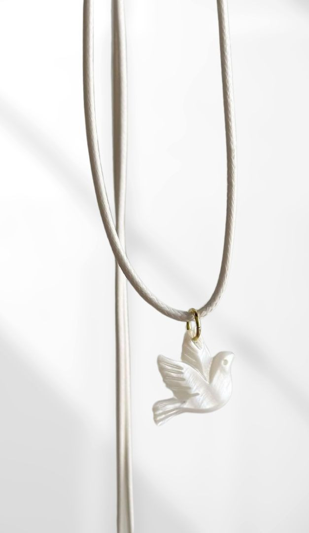 Фото coker-s-kulonom-golub-01 товару Чокер з кулоном 