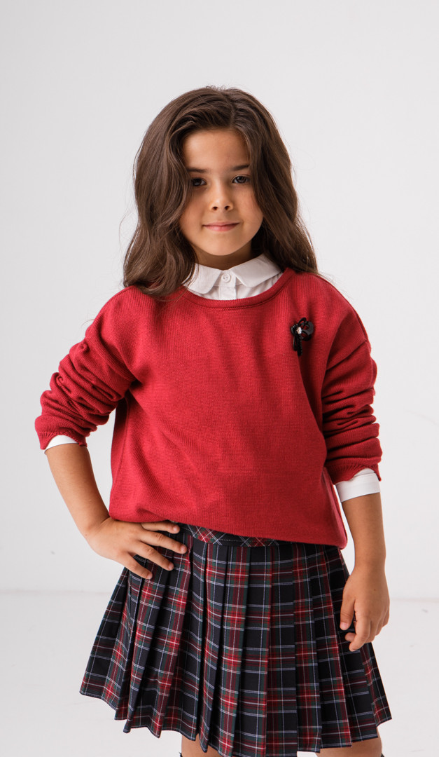 Фото dzemper-dla-devocki-bordovyj-11 товара Джемпер для девочки бордовый1