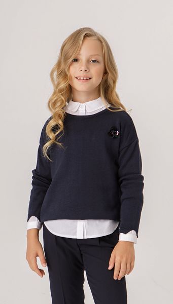 Фото dzemper-dla-devocki-sinij-02 товара Джемпер для девочки синий Фото dzemper-dla-devocki-sinij-02 товара Джемпер для девочки синий