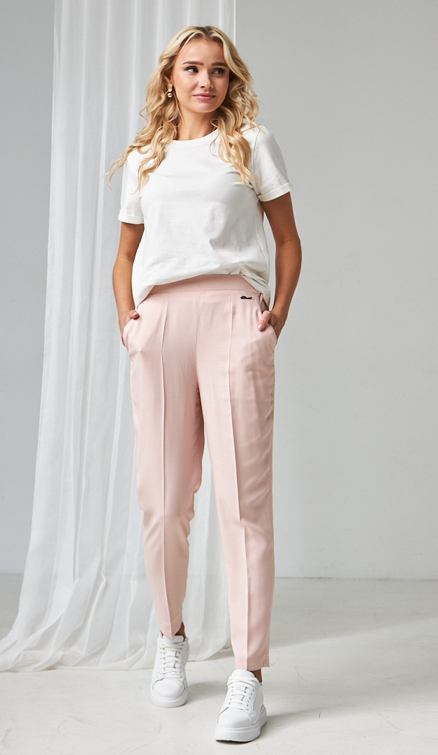 Фото futbolka-zenskaa-bazovaa-molocnaa-04 товару Футболка жіноча базова молочна0