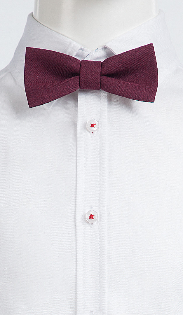 Фото galstuk-babocka-bordovyj-01 товару Краватка метелик бордова0