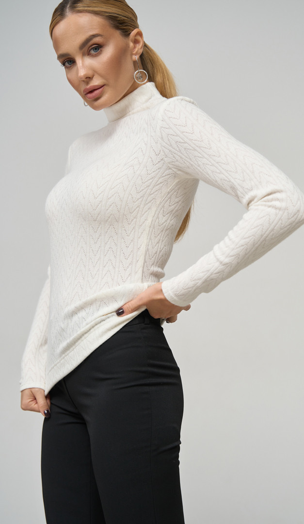 Фото golf-klassiceskij-molocnyj-s-uzorom-06 товара Гольф классический молочный с узором0