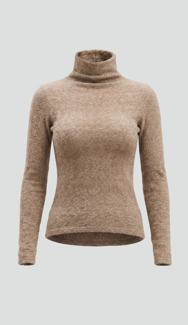 Фото golf-zenskij-klassiceskij-karamelnyj-01 товара Гольф женский классический карамельный