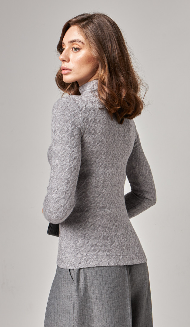 Фото golf-zenskij-klassiceskij-seryj-06 товара Гольф женский классический серый0