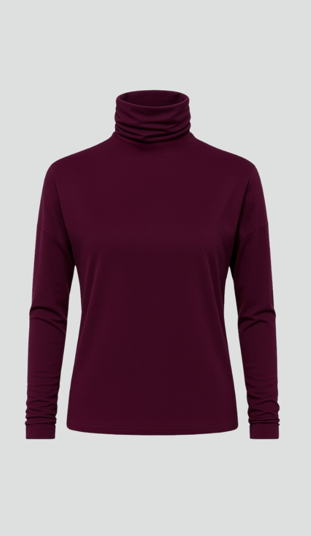 Фото 4082 товара Гольф женский оверсайз цвета бордо