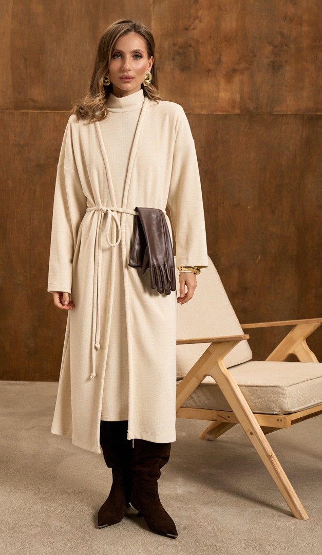 Фото kardigan-zenskij-trikotaznyj-molocnyj-02 товару Кардиган жіночий трикотажний молочний0