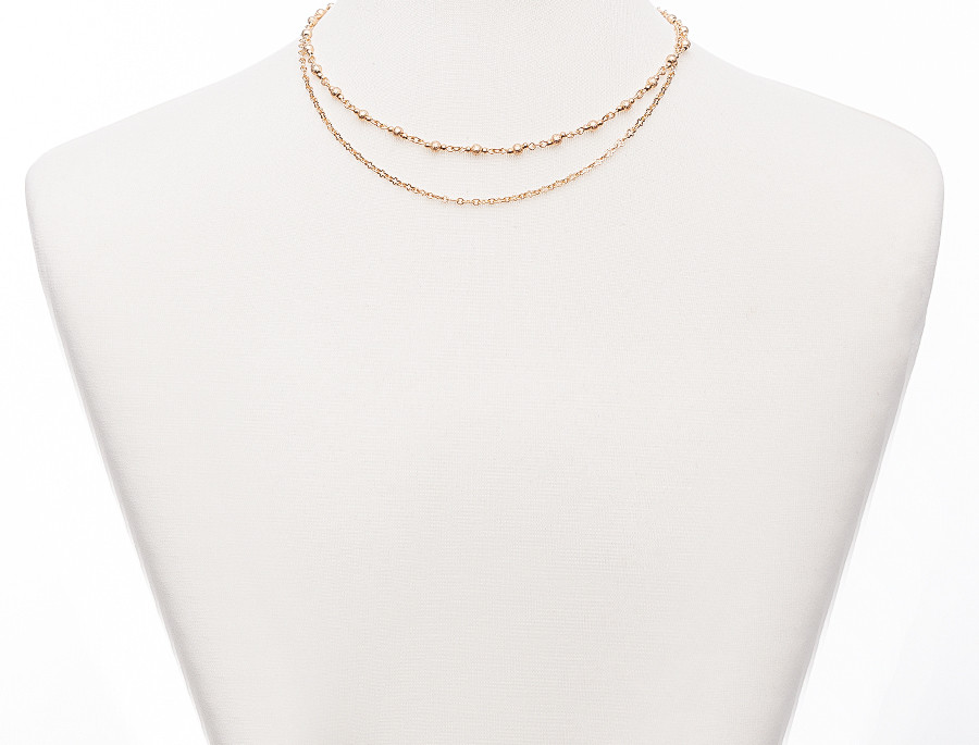 Фото kole-cepocka-s-brasletom-zolotoj-01 товара Колье цепочка с браслетом золотой