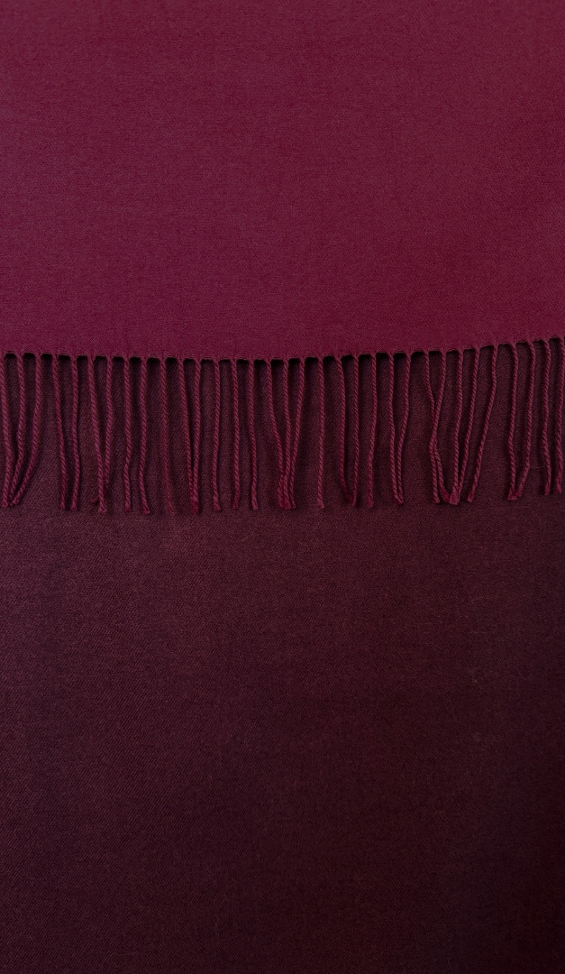 Фото palantin-zenskij-dvustoronnij-bordovyj-02 товару Палантин жіночий двосторонній бордовий