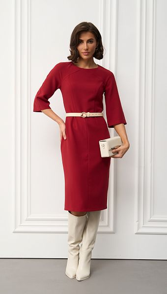 Фото plate-futlar-bazovoe-bordo-3 товару Сукня-футляр базова бордо0 Фото plate-futlar-bazovoe-bordo-3 товару Сукня-футляр базова бордо0