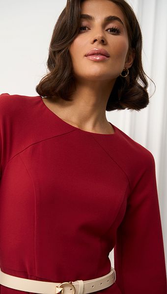 Фото plate-futlar-bazovoe-bordo-4 товару Сукня-футляр базова бордо0 Фото plate-futlar-bazovoe-bordo-4 товару Сукня-футляр базова бордо0