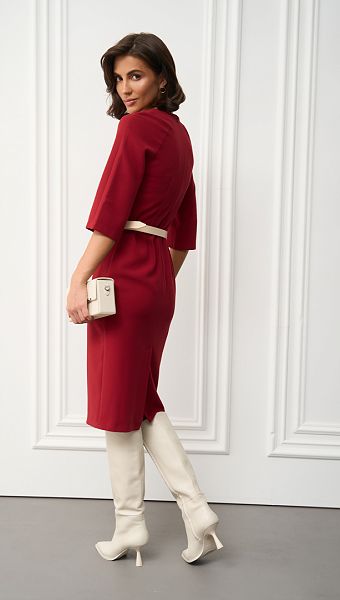 Фото plate-futlar-bazovoe-bordo-6 товару Сукня-футляр базова бордо0 Фото plate-futlar-bazovoe-bordo-6 товару Сукня-футляр базова бордо0