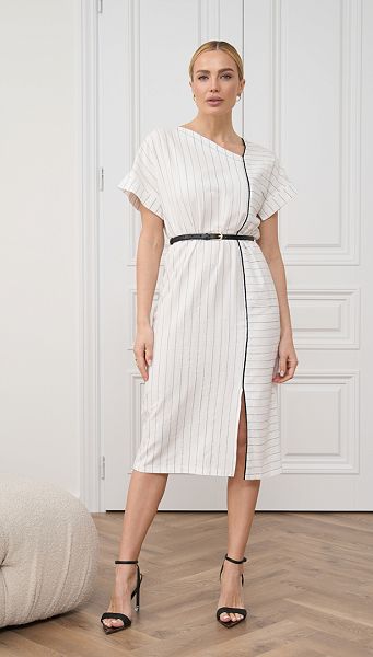 Фото plate-iz-hlopka-v-polosku-01 товару Сукня з бавовни в смужку Фото plate-iz-hlopka-v-polosku-01 товару Сукня з бавовни в смужку