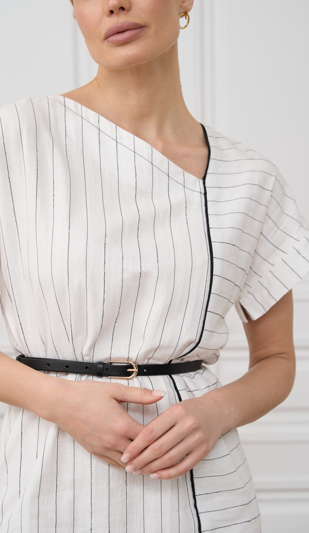 Фото plate-iz-hlopka-v-polosku-04 товару Сукня з бавовни в смужку0