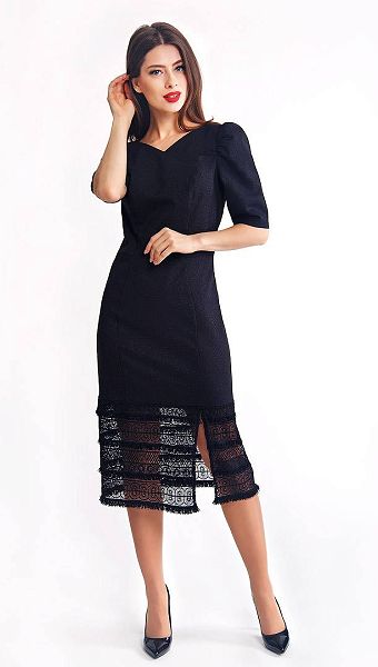 Фото plate-iz-sersti-s-kruzevom-cernoe-02 товару Сукня з вовни з мереживом чорна0 Фото plate-iz-sersti-s-kruzevom-cernoe-02 товару Сукня з вовни з мереживом чорна0