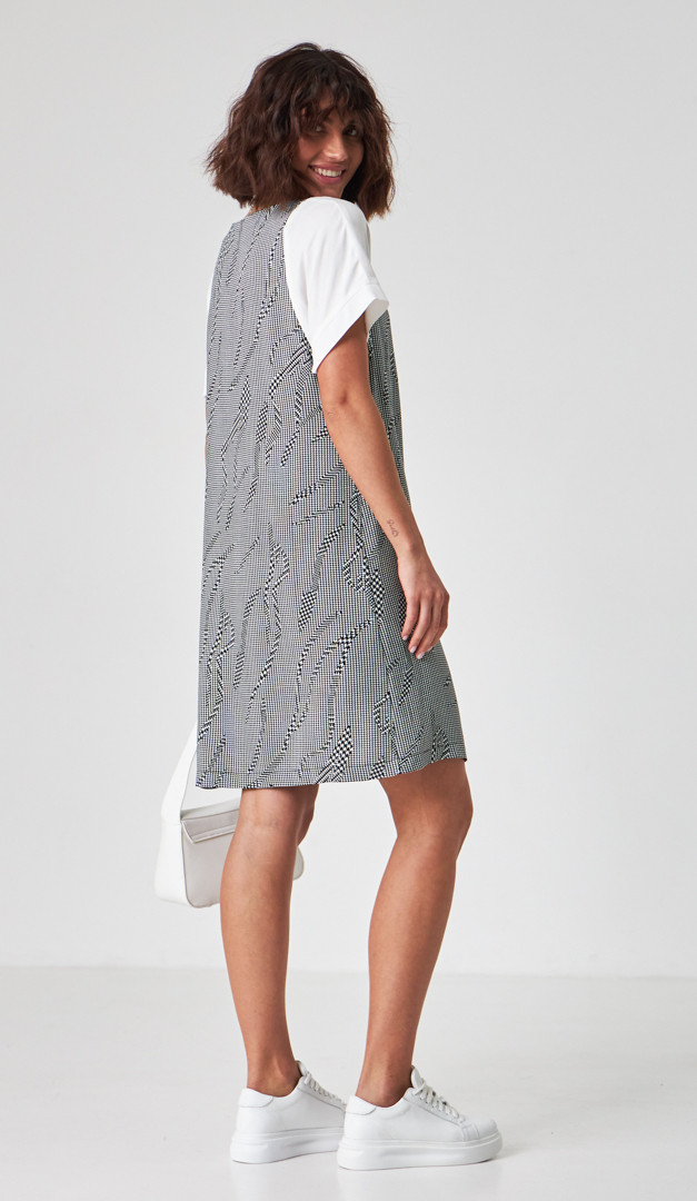 Фото plate-letnee-v-gusinuu-lapku-04 товара Платье летнее в гусиную лапку0