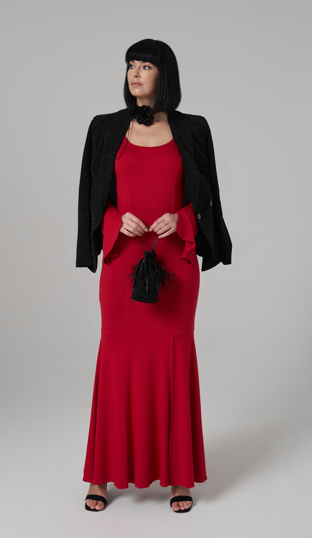 Фото plate-maksi-krasnoe-02 товару Сукня максі червона0