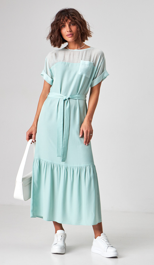 Фото plate-maksi-matnogo-cveta-04 товара Платье макси мятного цвета0