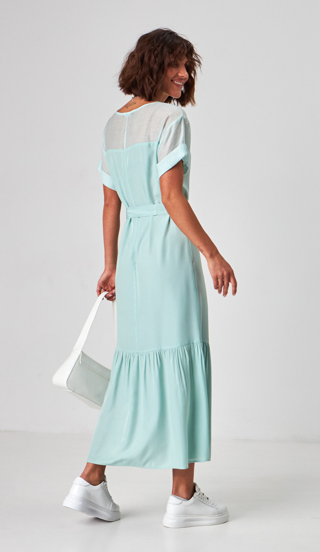 Фото plate-maksi-matnogo-cveta-05 товара Платье макси мятного цвета0