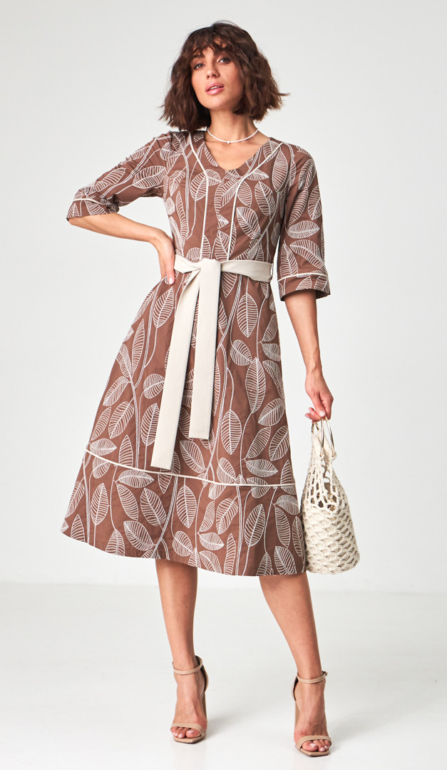 Фото plate-midi-s-vysivkoj-03 товару Сукня міді з вишивкою0