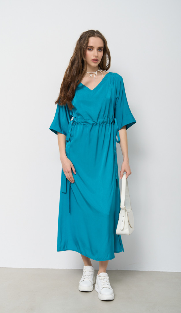 Фото plate-trapecia-cveta-morskoj-volny-022 товара Платье трапеция цвета морской волны0