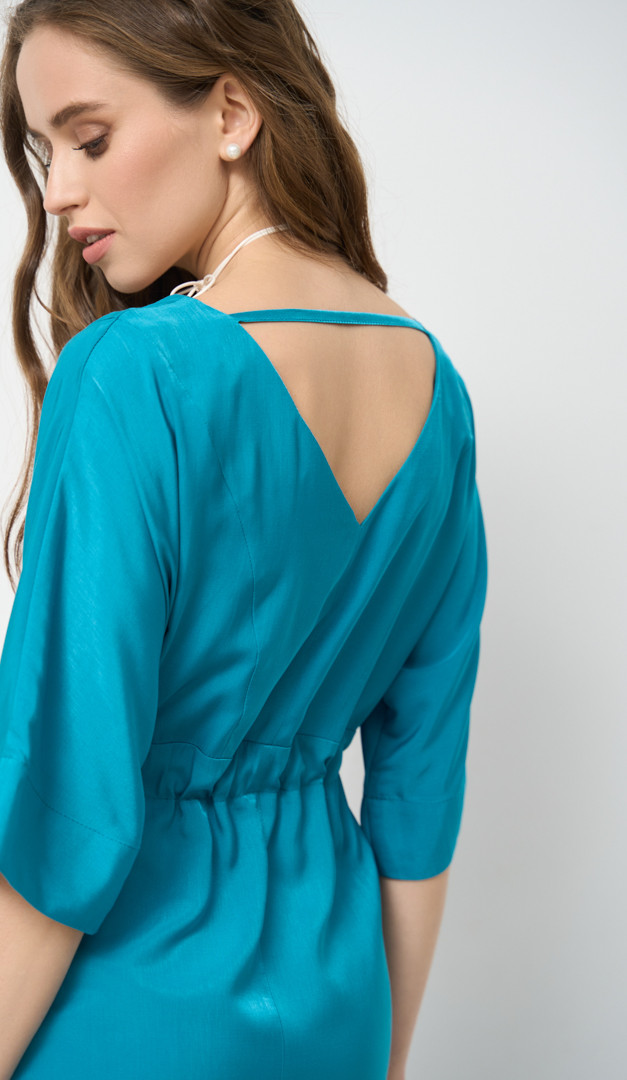 Фото plate-trapecia-cveta-morskoj-volny-066 товара Платье трапеция цвета морской волны0