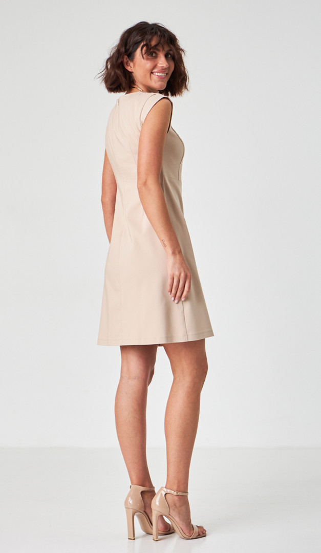 Фото plate-trapecia-karamelnoe-03 товару Сукня трапеція карамельна0