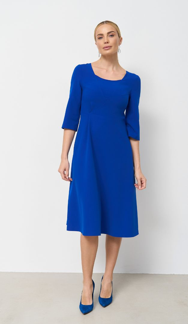 Фото plate-trapecia-ultramarin-01 товара Платье трапеция ультрамарин0