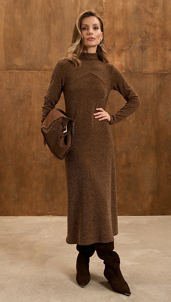 Фото plate-trikotaznoe-koricnevyj-melanz-01 товару Сукня трикотажна коричневий меланж0 Фото plate-trikotaznoe-koricnevyj-melanz-01 товару Сукня трикотажна коричневий меланж0